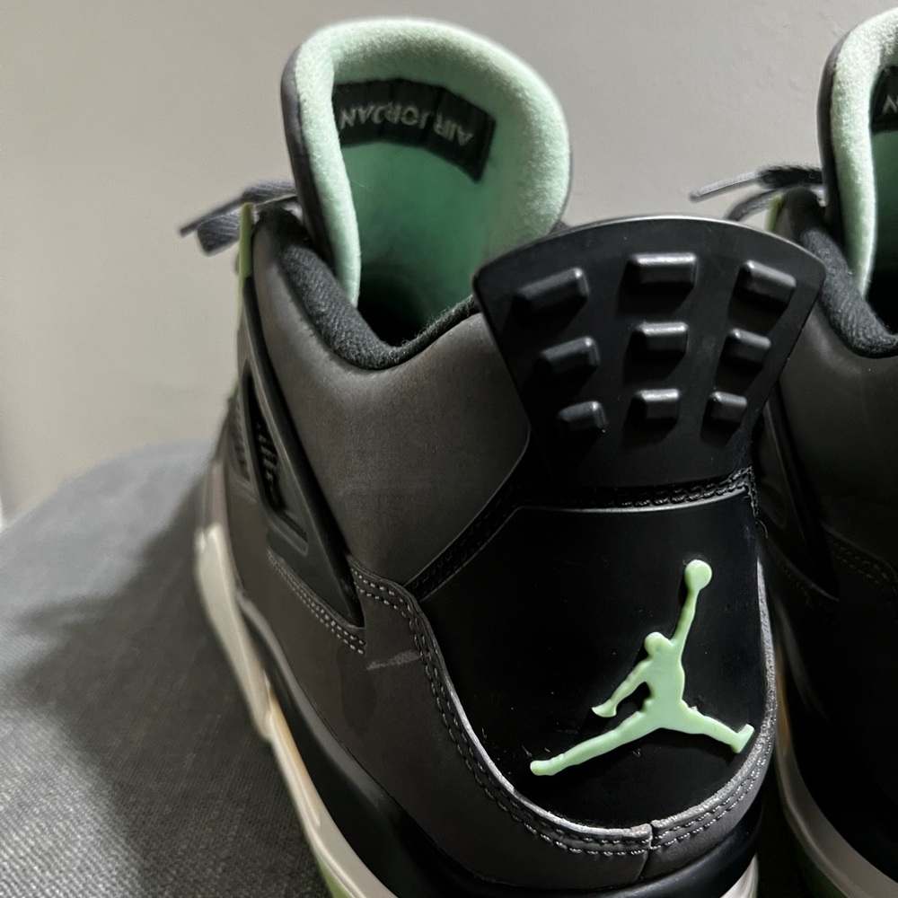 Nike Air Jordan 4 IV Green Glow 308497-033 - Picture 9 of 16